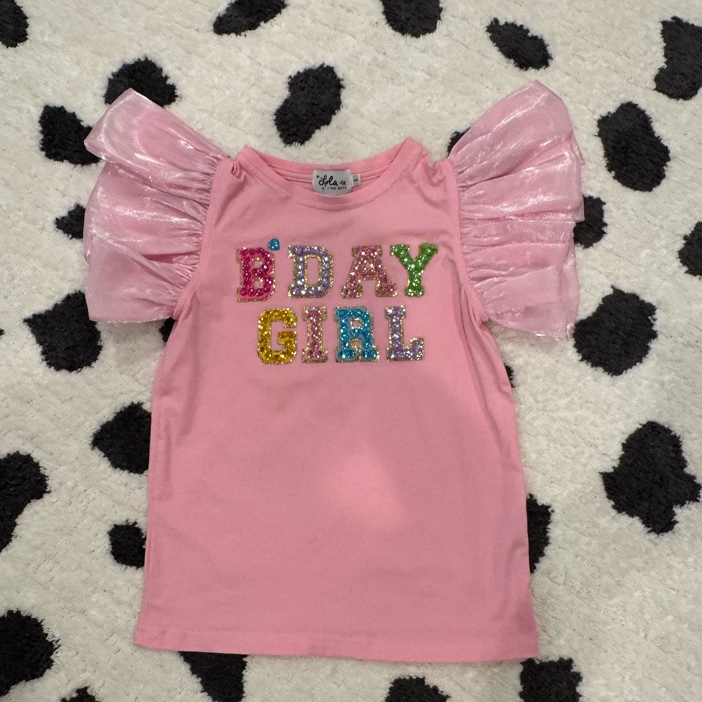 Lola + The Boys Pink Graphic Top